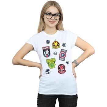 T-shirt Marvel Avengers Hero Badges