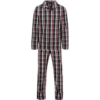 Pyjamas / Chemises de nuit Tommy Hilfiger Pyjama Set Plaid Dark Blue