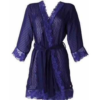 Pyjamas / Chemises de nuit Brigitte Bardot Kimono bleu marine Backstag...