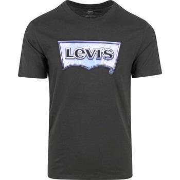T-shirt Levis T-Shirt Graphique Original Chrome Noir