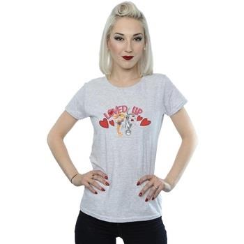 T-shirt Dessins Animés Bugs Bunny And Lola Valentine's Day Loved Up