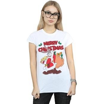 T-shirt Dessins Animés Santa Bugs Bunny