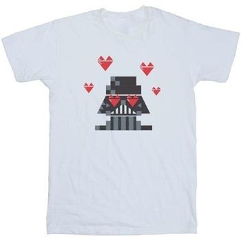 T-shirt Disney Valentines Vader In Love