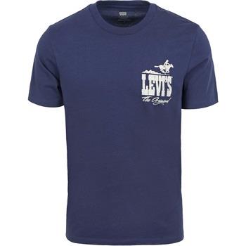 T-shirt Levis T-shirt Graphic Marine