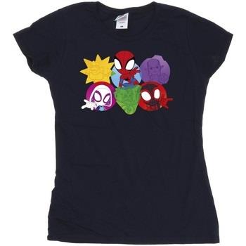 T-shirt Marvel Spidey And His Amazing Friends Faces