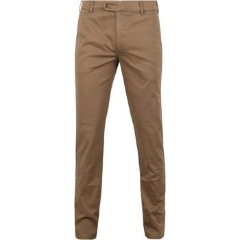 Pantalon Meyer Pantalon Chino Roma Marron Clair