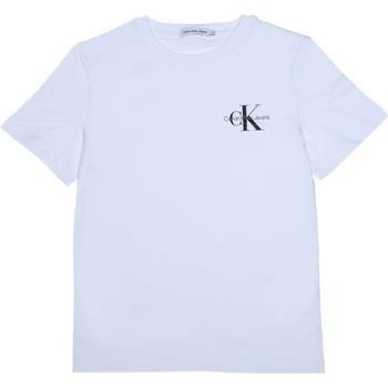T-shirt enfant Calvin Klein Jeans Tee Shirt Garçon manches courtes