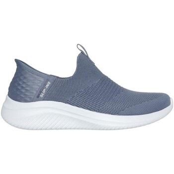 Baskets Skechers BASKETS SLIP-INS FLEX 3 SMOOTH STEP BLEU