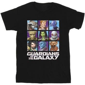 T-shirt Guardians Of The Galaxy Character Squares