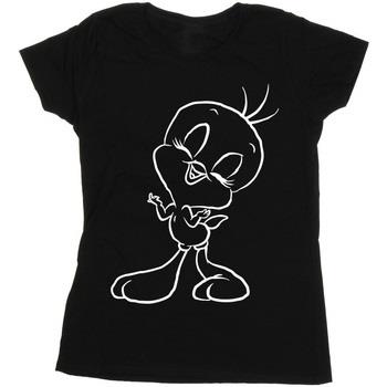 T-shirt Dessins Animés Tweety Pie Outline