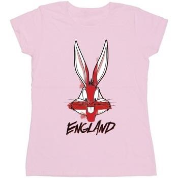 T-shirt Dessins Animés Bugs England Face