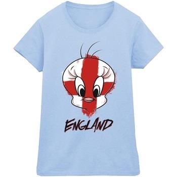 T-shirt Dessins Animés Tweety England Face