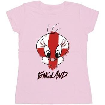 T-shirt Dessins Animés Tweety England Face