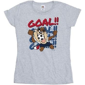 T-shirt Dessins Animés Taz Goal Goal Goal