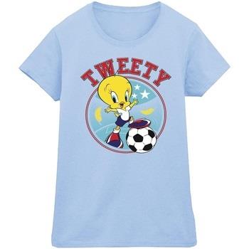 T-shirt Dessins Animés Tweety Football Circle