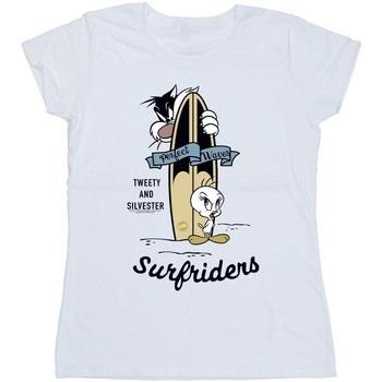 T-shirt Dessins Animés Tweety And Sylvester Perfect Waves