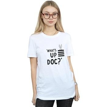 T-shirt Dessins Animés Bugs Bunny What's Up Doc Stripes