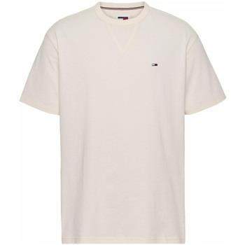 T-shirt Tommy Jeans T shirt Ref 62616 YBH Blanc