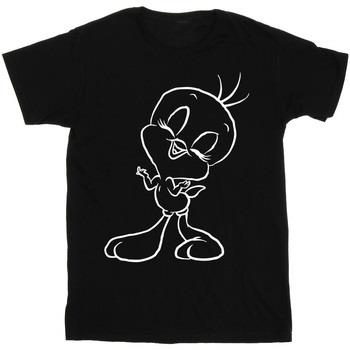 T-shirt Dessins Animés Tweety Pie Outline