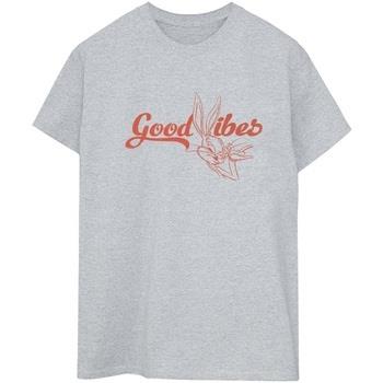 T-shirt Dessins Animés Bugs Bunny Good Vibes