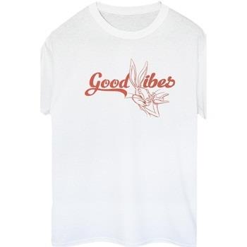 T-shirt Dessins Animés Bugs Bunny Good Vibes