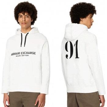 Sweat-shirt EAX Sweat homme blanc 6RZMLEZJ4XZ - XS