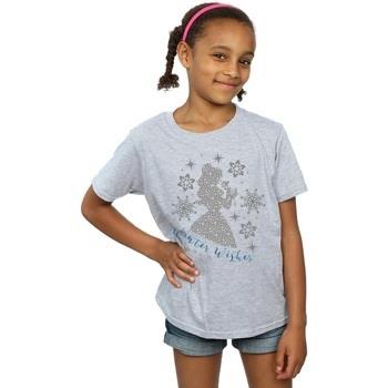 T-shirt enfant Disney Belle Winter Silhouette