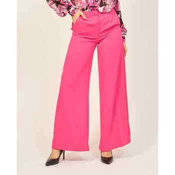 Pantalon Silvian Heach pantalon large taille haute