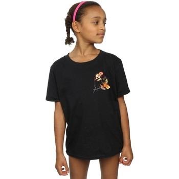 T-shirt enfant Janis Joplin Floral Faux Pocket