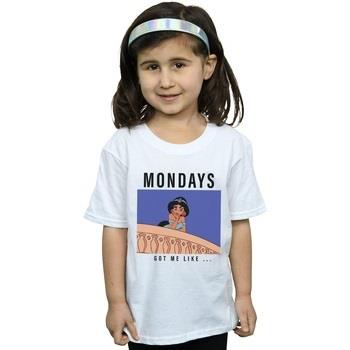 T-shirt enfant Disney Jasmine Mondays Got Me Like