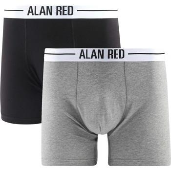 Caleçons Alan Red Lot de 2 Boxer-shorts Gris Noir