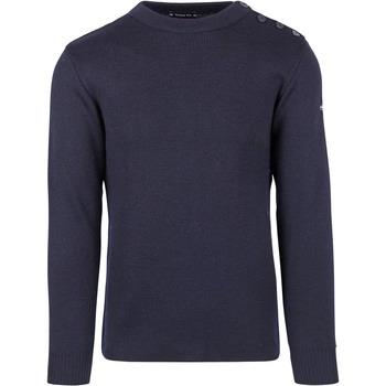 Sweat-shirt Armor Lux Fouesnant Pull laine marine