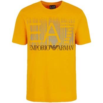 T-shirt Ea7 Emporio Armani T-shirt 3DPT44 PJ02Z Uomo Giallo scuro