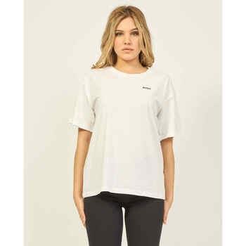 T-shirt BOSS T-shirt à col rond en coton avec imprimé