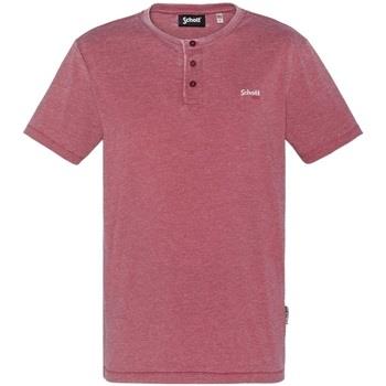 T-shirt Schott T-shirt Homme Striker Ref 52977 Rouge