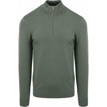 Sweat-shirt Profuomo Pullover Half Zip Luxury Vert