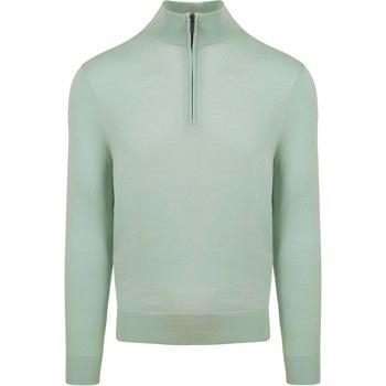 Sweat-shirt Suitable Merino Half Zip Sweater Vert