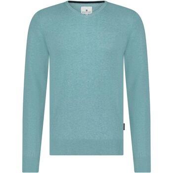 Sweat-shirt State Of Art Pull Col-V Bleu Azur