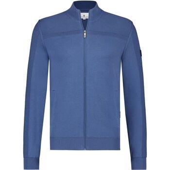 Sweat-shirt State Of Art Cardigan Zip Bleu