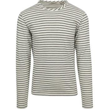 Sweat-shirt Dstrezzed Pull Dylan Rayures Blanche
