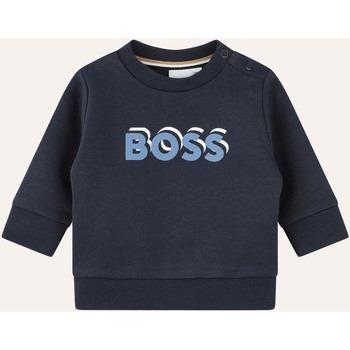 Sweat-shirt enfant BOSS Sweat pour enfants en coton mélangé avec logo