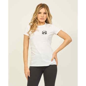 T-shirt BOSS T-shirt femme en coton avec imprimé saisonnier