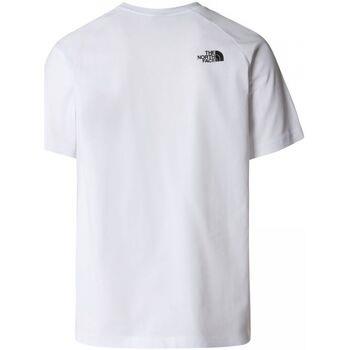 T-shirt The North Face NF0A87NJ M SS RAGLAN REDBOX TEE-ZI5 WHITE
