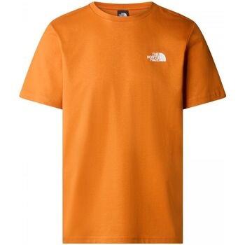 T-shirt The North Face NF0A87NP M SS BOX NSE TEE-PCO ORANGE
