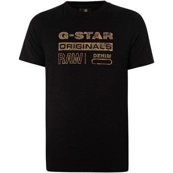 T-shirt G-Star Raw Originals en détresse T-shirt slim
