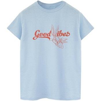 T-shirt Dessins Animés Bugs Bunny Good Vibes