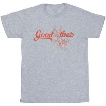 T-shirt Dessins Animés Bugs Bunny Good Vibes