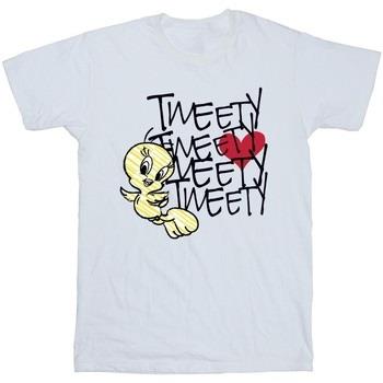 T-shirt Dessins Animés Tweety Love Heart