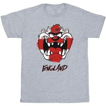 T-shirt Dessins Animés Taz England Face