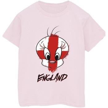 T-shirt Dessins Animés Tweety England Face